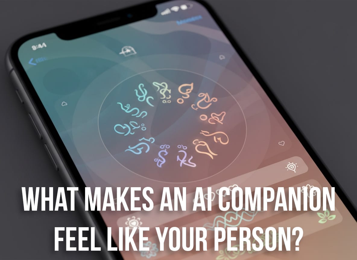 What Makes an AI Companion Feel Like Your Person?